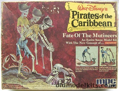 MPC 1/12 Walt Disney's 'Pirates of the Caribbean' - Fate of the Mutineers, 1-5004-200 plastic model kit